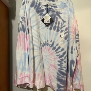 New with tag tie dye sweatshirt